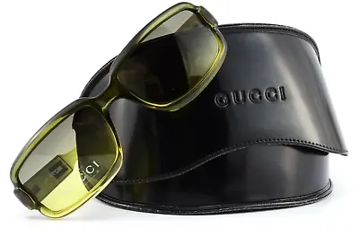 $456.80 • Buy Gucci Sunglasses Gg 2475 S T6V 56-17 130 Optyl Design Green Yellow History C2003
