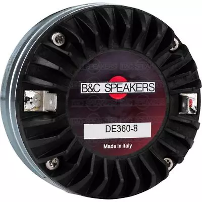 B&C DE360 1  Polymer Horn Driver 8 Ohm 2-Bolt • $100.07