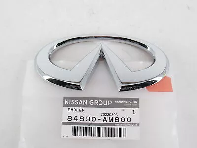 Genuine OEM Nissan Infiniti 84890-AM800 Rear Emblem Badge 2003-2007 G35 • $94