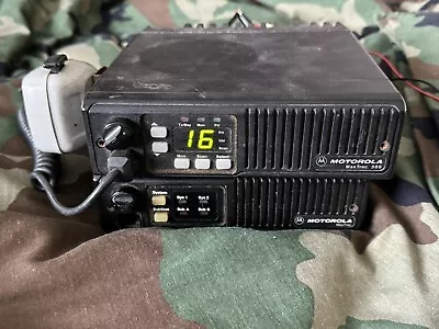 2 Pcs - Motorola Max Trac 300 D43MJA7DA5CK VHF Core Radio  - Powers On- Extras • $74.99