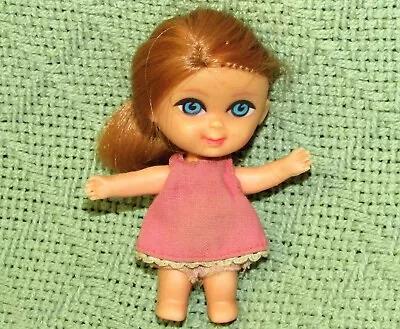 Vintage Liddle Kiddles Florence Niddle 3  Doll With Original Dress Shorts 1965 • $15.75