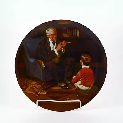 Norman Rockwell Plate  The Tycoon  Limited Edition Initialed Numbered Vtg • $9.99