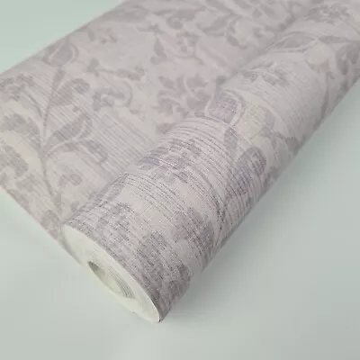 £6.49 • Buy Fine Decor Antique Floral Damask Purple Lilac Lavender Flowers Wallpaper