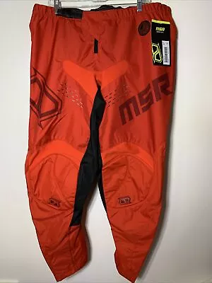 MSR AXXIS Motocross Pants Mens Size 42 Red Racing Dirt Bike Motorcycle • $59.99