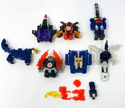 Lot 7 Transformers Robots In Disguise Mini Con Figures Toy Sawback Jetstorm • $29.99