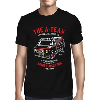 1Tee Mens The A-team Retro Van  T-Shirt • £7.99