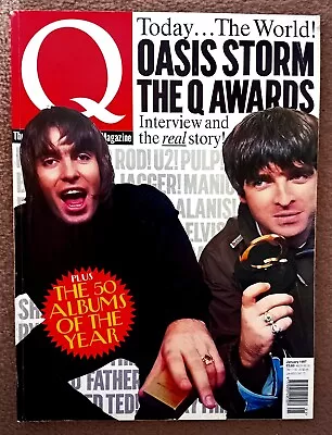 Q Magazine/January 1997 - Oasis Interview/Real Story & Top 50 Albums Of 1996 • £10