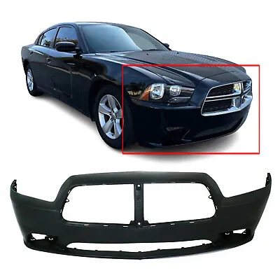 Primed Front Bumper Cover For 2011-2014 Dodge Charger Pursuit R/T SE SXT • $101.99