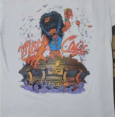 Vintage 1987 Motley Crue Concert T-Shirt New New Shirt Hot • $17.99