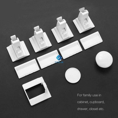 £11.89 • Buy 12+3 Magnetic Child Lock Baby Protection Drawer Latch Cabinet Door Lock Security