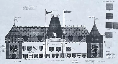 DISNEYLAND Fantasyland MR TOAD WILD RIDE FACADE  Photo Copy Print IMAGINEERING • $9.99