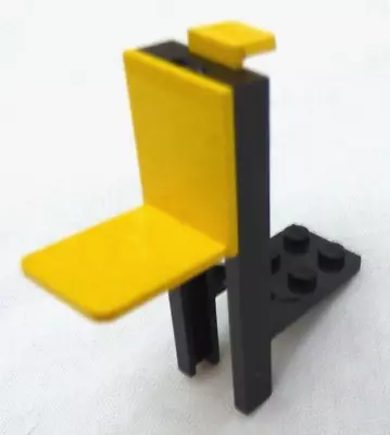 Lego Forklift 2x2 Black Plate And Yellow Fork Classic Piece  • $4.80