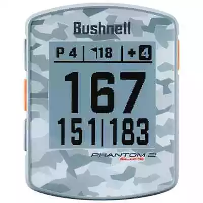 NEW Bushnell Phantom 2 Slope GPS - Grey Camo - Drummond Golf • $228.95