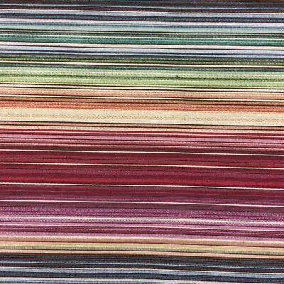 £1.50 • Buy Tapestry Fabric Lines Stripes Upholstery Furnishings Curtains 140cm Wide