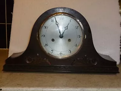 Enfield Vintage Napoleon Hat Wooden Chiming Mantel Clock Made For Dubros Stores • £24.99