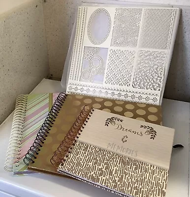 Craft Bundle 3 X Scrapbooks And Stampin Up Laser Cut Specialty Paper X 10 Sheets • £14