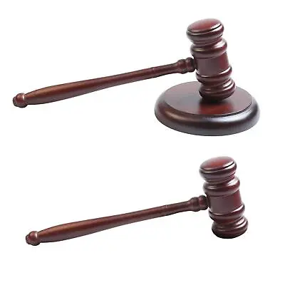 £13.78 • Buy Wooden Gavel Prop Costume Cosplay Prop Toy For Auction Attorney