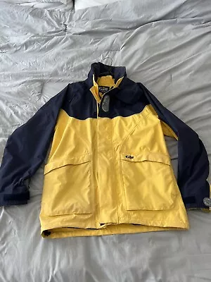 $25 • Buy Gill Latitude 42 Waterproof Sailing Yellow Men’s Jacket Size Medium Bc