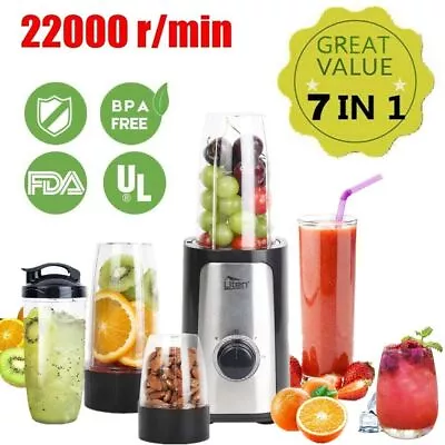 700ml Multi Blender Smoothie Milkshake Maker Food Processor Juicer Mixer Grinder • £25.99
