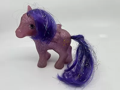 Hasbro MY LITTLE PONY G1 Twinkler 1984 Sparkle Glitter Pink Purple Vtg Pegasus  • $9.99