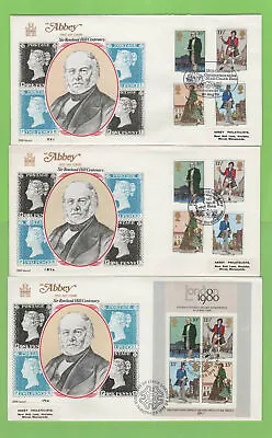 £3.25 • Buy G.B. 1979 Rowland Hill Set & M/s. Three Abbey First Day Covers, Collection