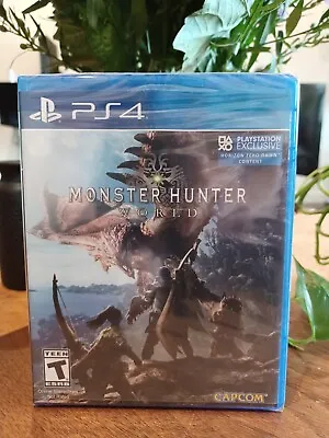  Monster Hunter: World  PS4 [Factory Ref].  Excellent Condition  (SEALED). • $16.99