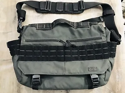 5.11 Tactical Messenger Laptop Bag Under Seat Travel Dark Green/black • $70