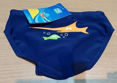 Baby Boy 1 - 2 Years Zoggs Blue Swim Trunks  Shark Themed • £3.99