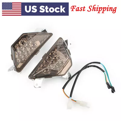 Front Turn Signal Lights Indicator For Kawasaki Ninja 300R EX300 2013-2017 Smoke • $28.99