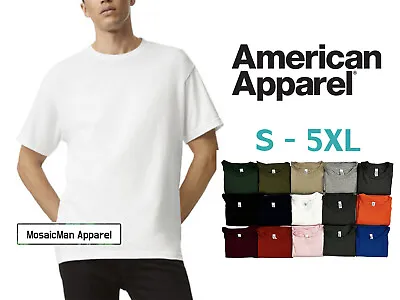 American Apparel 1301 Unisex Short Sleeve Preshrunk Heavyweight T-Shirt • $5.95