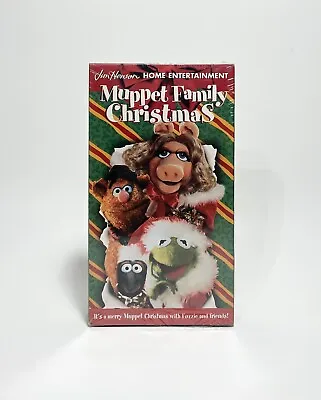 Muppet Family Christmas (VHS 1998) Factory SEALED NOS Sesame Street Henson • $17.95