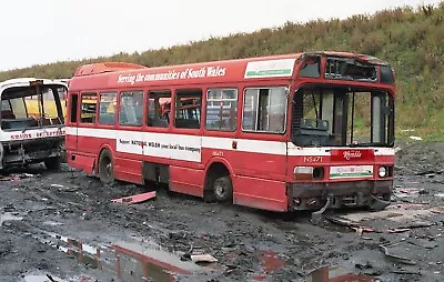 Colour Negative National Welsh Leyland National YBO146T Rhondda • £1.55