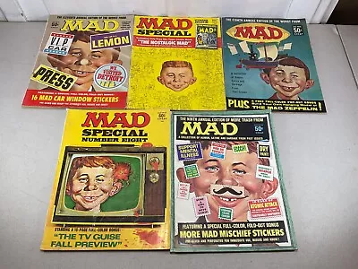 Lot Of 5 MAD Magazine Specials & Annuals 8th 9th &11th Annuals & Special #8 9 • $45