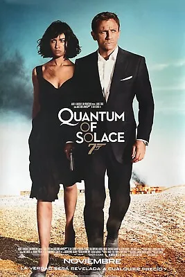 QUANTUM OF SOLACE MOVIE POSTER 2 Sided ORIGINAL INTL SPANISH 27x40 DANIEL CRAIG • $14