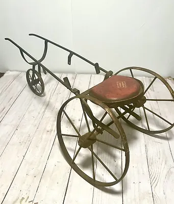 Antique Large Reprocrafters MCMXCV Mini Easy Entry Horse Cart Buggy Replica • $127.96