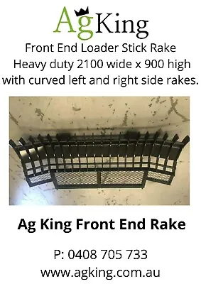 $2100 • Buy AG King Front End Loader Stick Rake