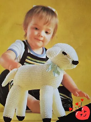 💕 Adorable COPY Spring Lamb Knitting Pattern • £1.60