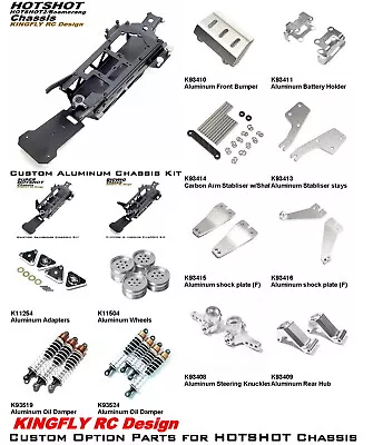 Custom Aluminum Parts For TAMIYA 1/10 HOTSHOT/BIGWIG/HOTSHOT2/ Super HOTSHOT • $152.82