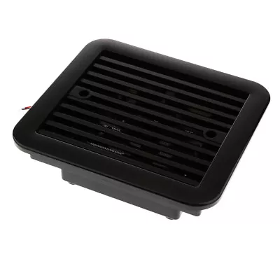 12V BLACK FRIDGE VENT With FAN RV Trailer Caravan Side Air Ventilation • $50.44