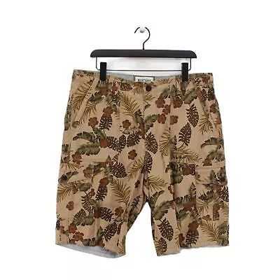 Mantaray Men's Shorts W 36 In Brown Graphic 100% Cotton Chino • £8