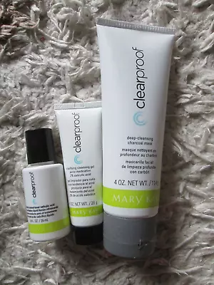 3pc Mary Kay ClearProof Acne System Blemish Toner Moisturizer Cleansing Gel Mask • $18.99