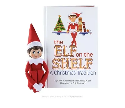 $26.89 • Buy The Elf On The Shelf Girl Light, Red & White Scout Elf & Storybook By LumiStella