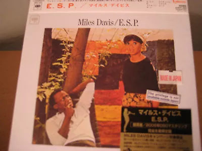 E.S.P. By Miles Davis RARE REPLICA TO ORIGINAL LP IN A  JAPAN OBI SEALED CD • $107.99