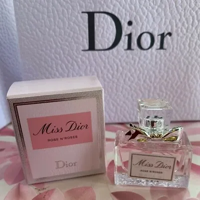 Miss Dior Rose N' Roses Eau De Toilette Miniature - 5ml! • £19.99