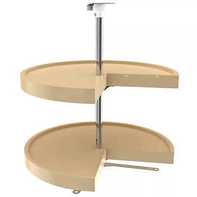 Rev-A-Shelf 6942-24-15-52 24  Almond Polymer Cabinet Pie-Cut Lazy Susan 2-Shelf • $86.99