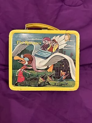 1977 Walt Disney The Rescuers Lunchbox Vintage No Thermos • $65