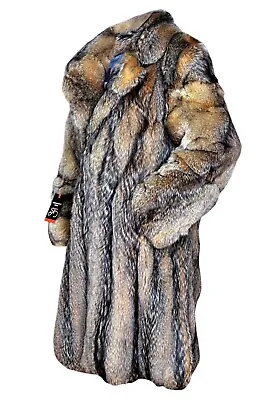 Real Coyote Fur Jacket Long Coat All Sizes • $1999