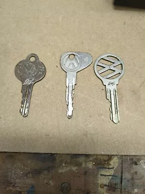 3 Old VW Volkswagen Ignition Key Vintage Auto Beetle Car Collectible • $9.99