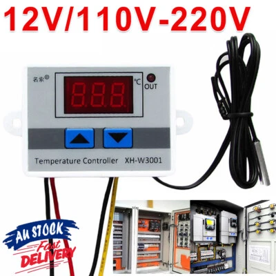 $13.99 • Buy Waterproof Control Probe Digital Temperature Controller Switch LED Thermostat