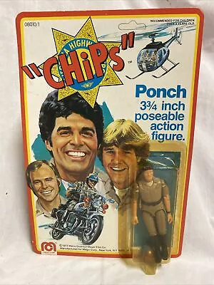 1977 MEGO CHIPS  Ponch  3.75  Action Figure UNPUNCHED SEALED 70s TV Show Estrada • $159.99